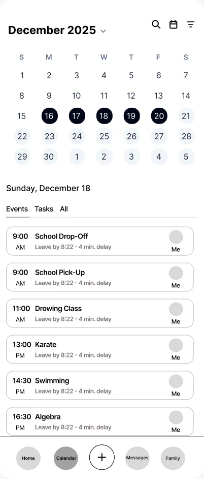 Low-fidelity wireframe, Calendar 7.2 delete or dismiss: calendar with the delete-or-dismiss event dialog